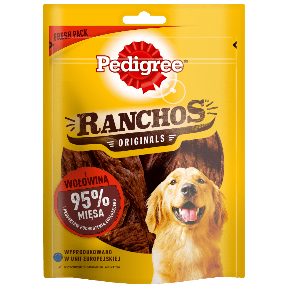 PEDIGREE® Ranchos™ Originals z wołowiną, 70g