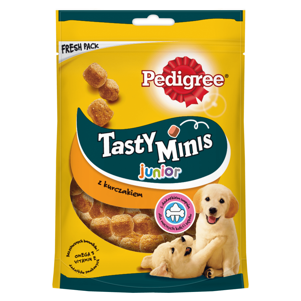 PEDIGREE® Tasty Minis Junior z Kurczakiem 125g