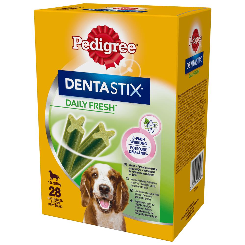 PEDIGREE® DentaStix™ Fresh Średnie Rasy 28 Sztuk
