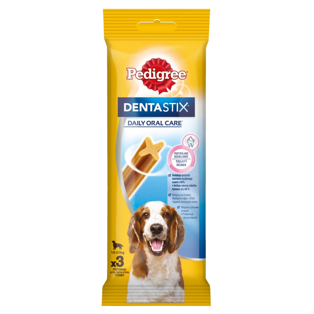PEDIGREE® Dentastix™ Średnie Rasy, 3, 5, 7, 28 & 56 Sztuk
