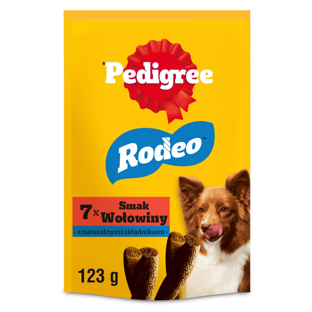 PEDIGREE® Rodeo sprężynki o smaku Wołowiny, 7 szt.