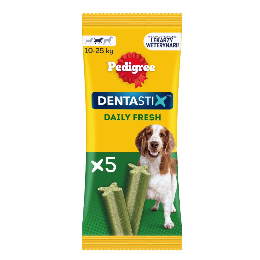 PEDIGREE® DentaStix™ Fresh Średnie Rasy 5 & 7 sztuk