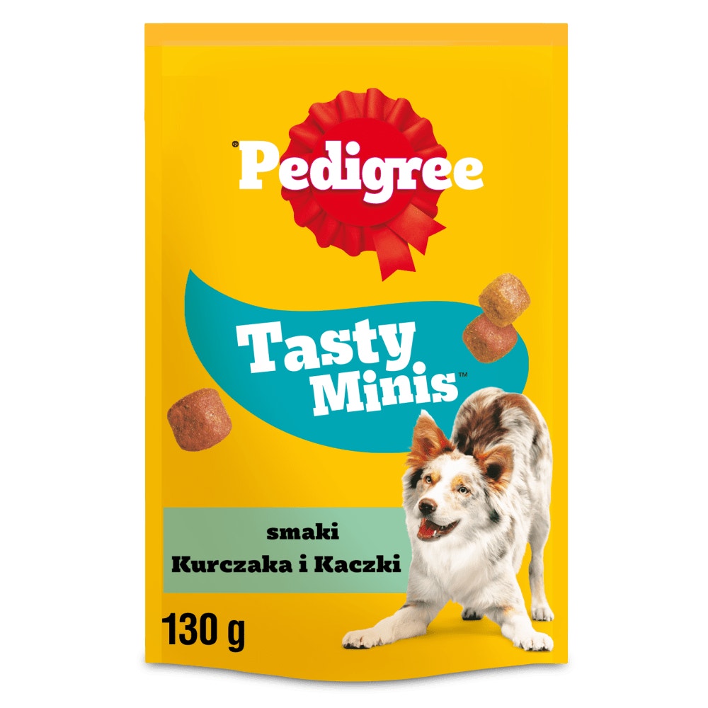 PEDIGREE® Tasty Minis smaki Kurczaka i Kaczki 130 g