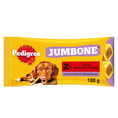 Jumbone gryzaki dla średnich psów, Wołowina i Drób