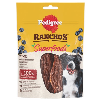 Ranchos™ Superfoods z wołowiną, jagodami i pełnym ziarnem